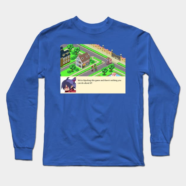 Unpexcted Crossover Long Sleeve T-Shirt by Prinny_Dood_emporium